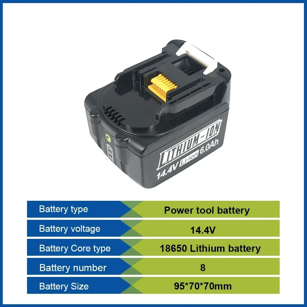 Voor Makita 14.4V 6000mAh 5000 - 4S Lipo Battery 14.8V 6000Mah recensie en prijs
