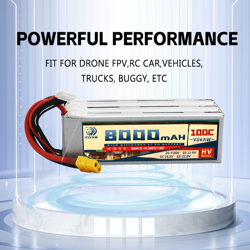 2026 Nieuwe 6S 22.8V 8000mAh 1 - 6S Lipo Battery 22.2V 5000Mah recensie en prijs