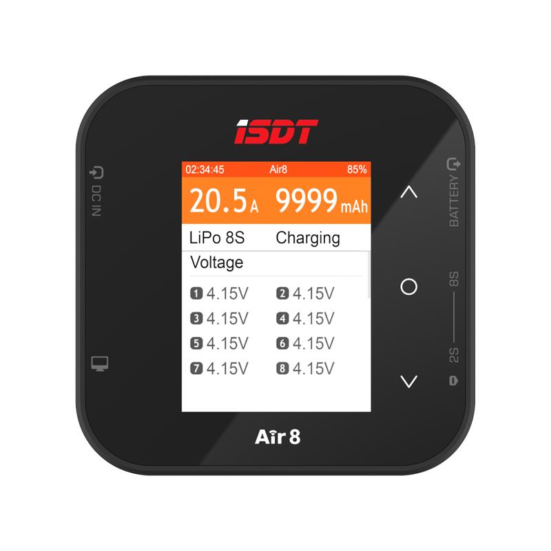 ISDT Air 8 Smart Charger voor  - Toolkitrc M6Dac Smart Charger recensie en prijs