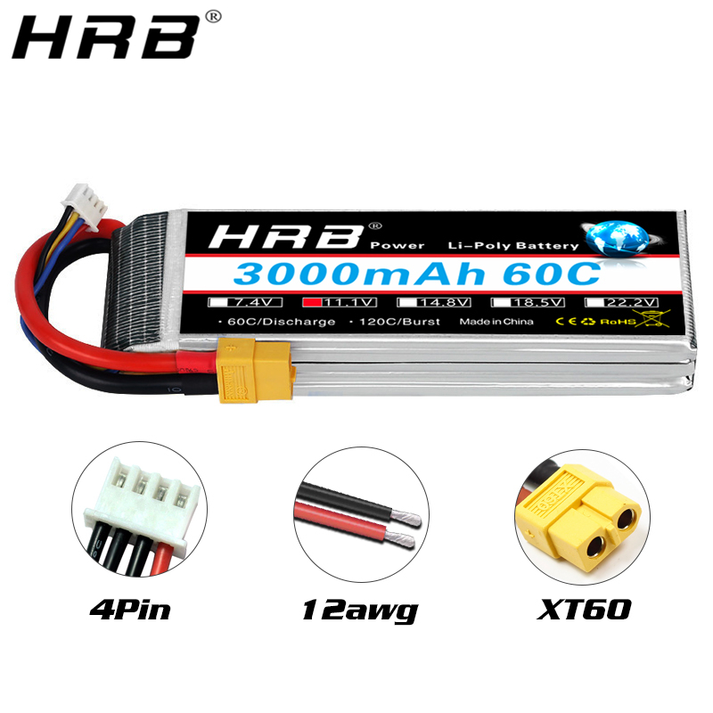 HRB lipo Batterij 2S 3S 4S 6S  - 4S Lipo Battery 14.8V 6000Mah recensie en prijs